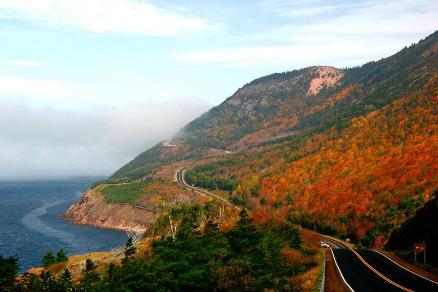 Musim Gugur di Cabot Trail  - Rute Road Trip di Dunia