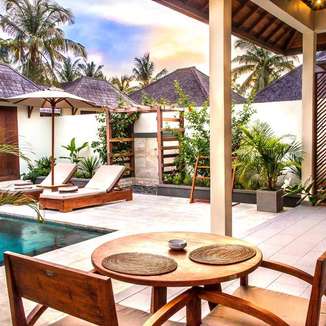Utara Villas Gili Trawangan - Vila dengan private pool di Gili Trawangan