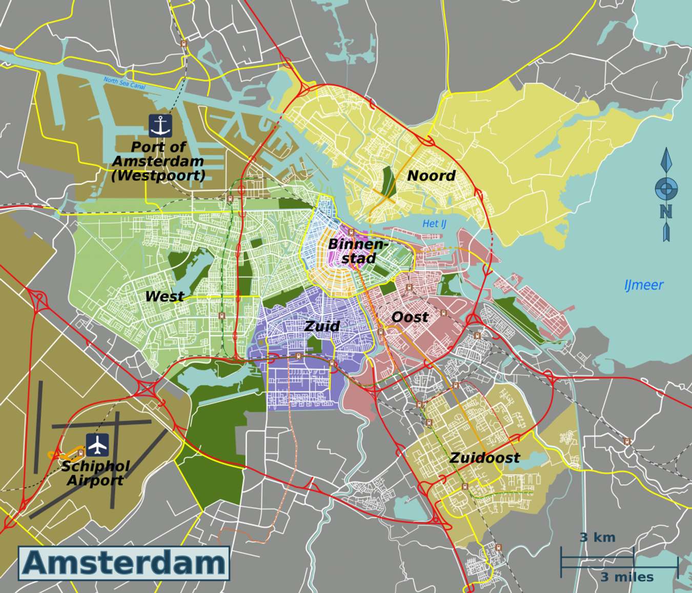 bản đồ amsterdam