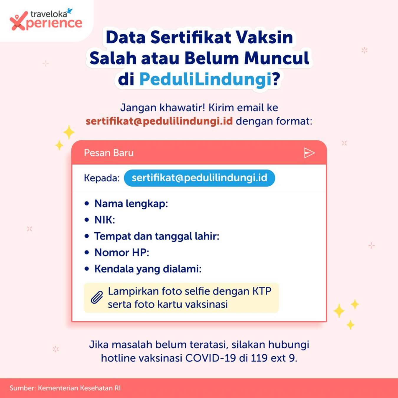 cara mengatasi masalah sertifikat vaksin