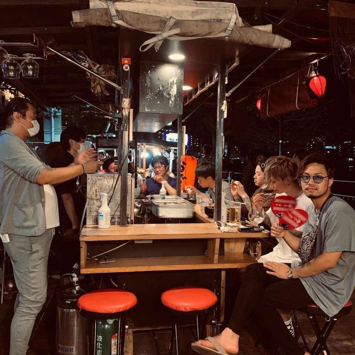 Quán ăn đêm Yatai tại Fukuoka