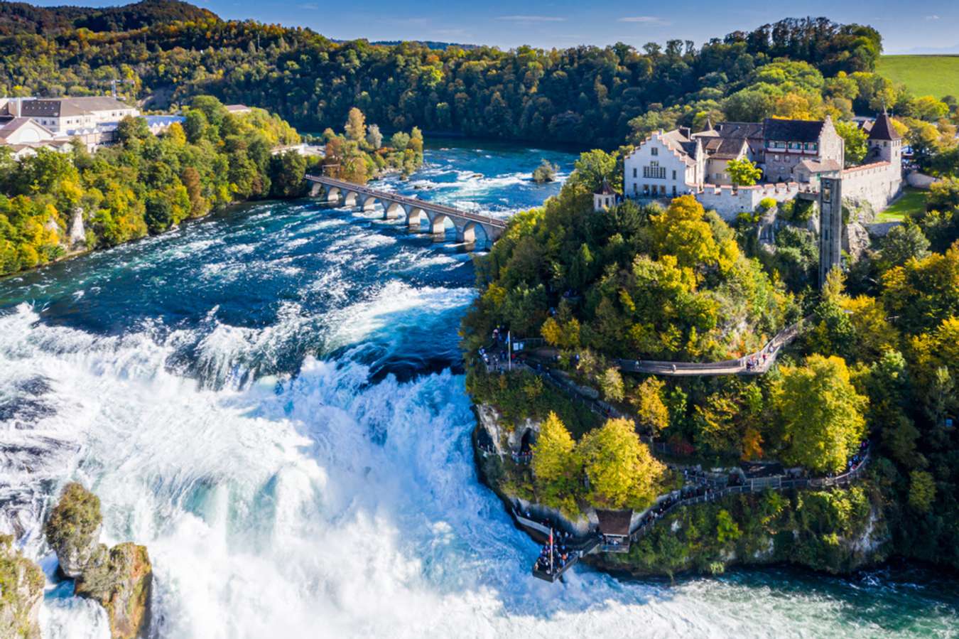 Destinasi Wisata Swiss - Rheinfall