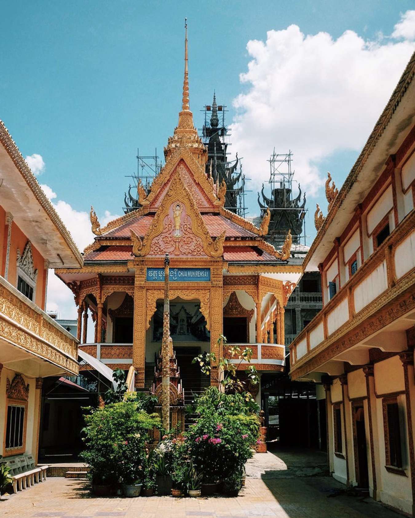 Chùa Khmer Munir Ansay ở Cần Thơ 
