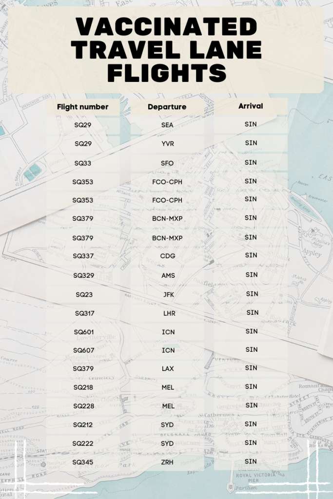 Vtl flight to singapore