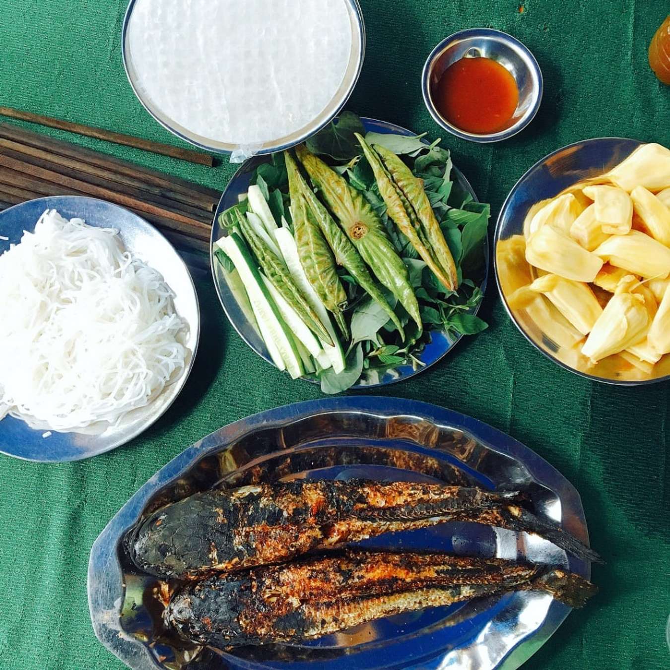 Cá lóc nướng là đặc sản tại Đồng Sen Tháp Mười