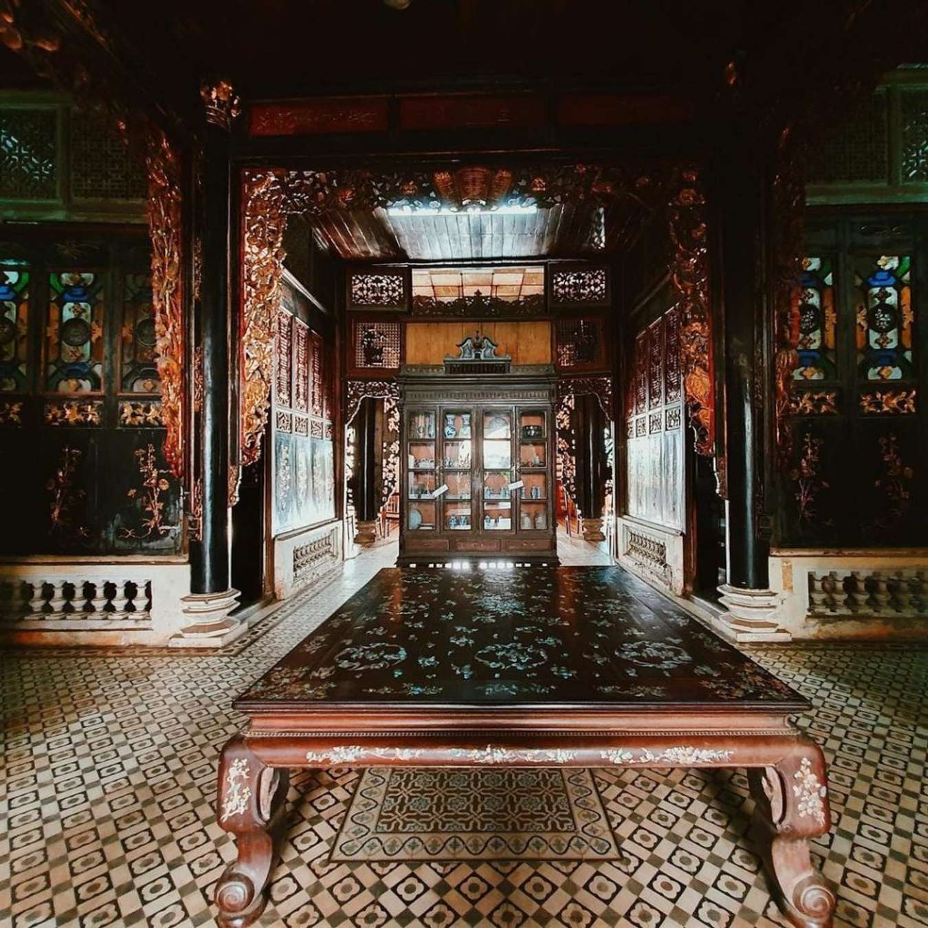 Gian chính nhà cổ Huỳnh Thuỷ Lê