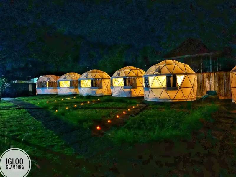 Bali Jungle Camping - Igloo Glamping Bali