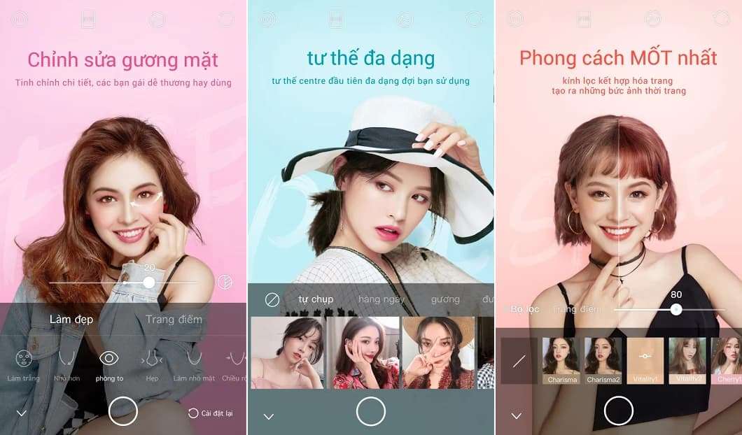 Tổng hợp Các app chụp ảnh selfie đẹp Cho những bức ảnh hoàn hảo