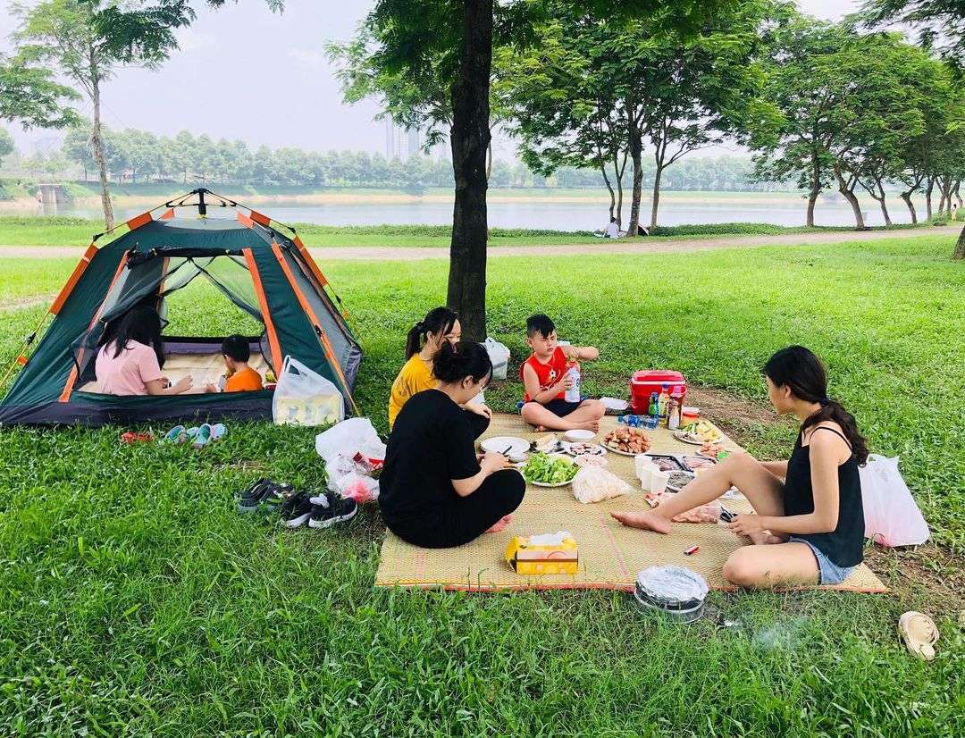 Công viên Yên Sở: Cắm trại, dã ngoại cuối tuần ngay trong lòng Thủ đô