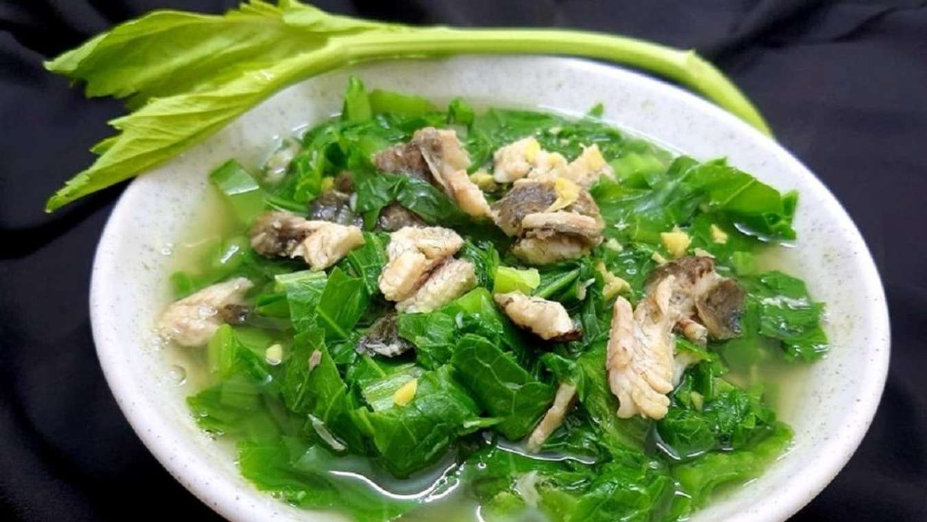 Canh cá rô đồng