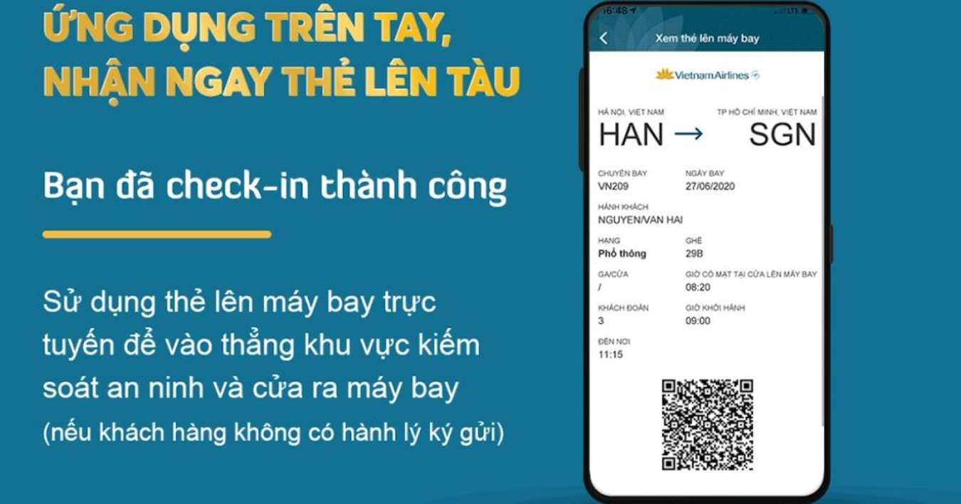 check in online Vietnam Airlines