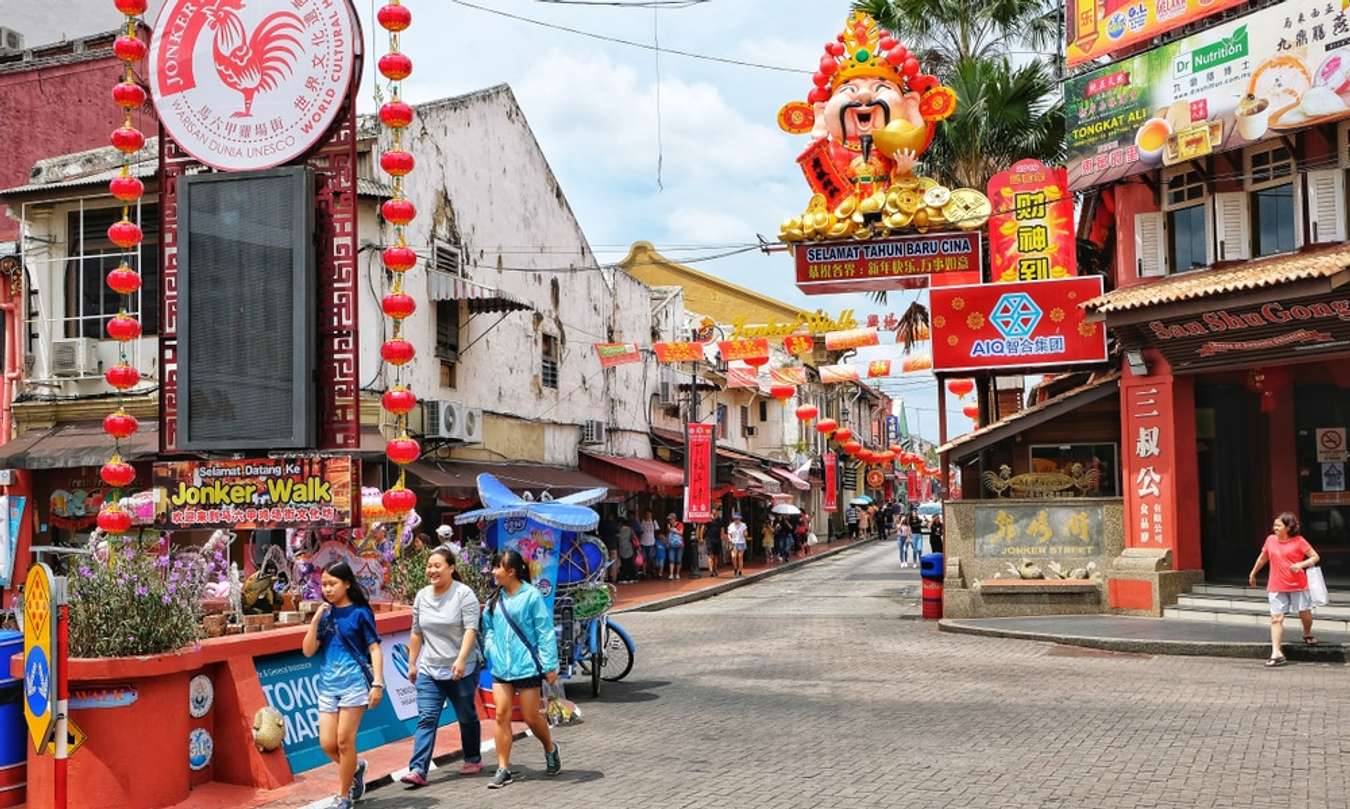 Phố mua sắm Jonker Walk tại Malacca