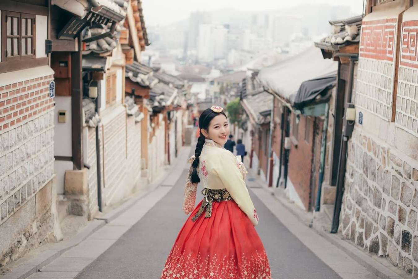 Check-in làng cổ Namsangol Hanok