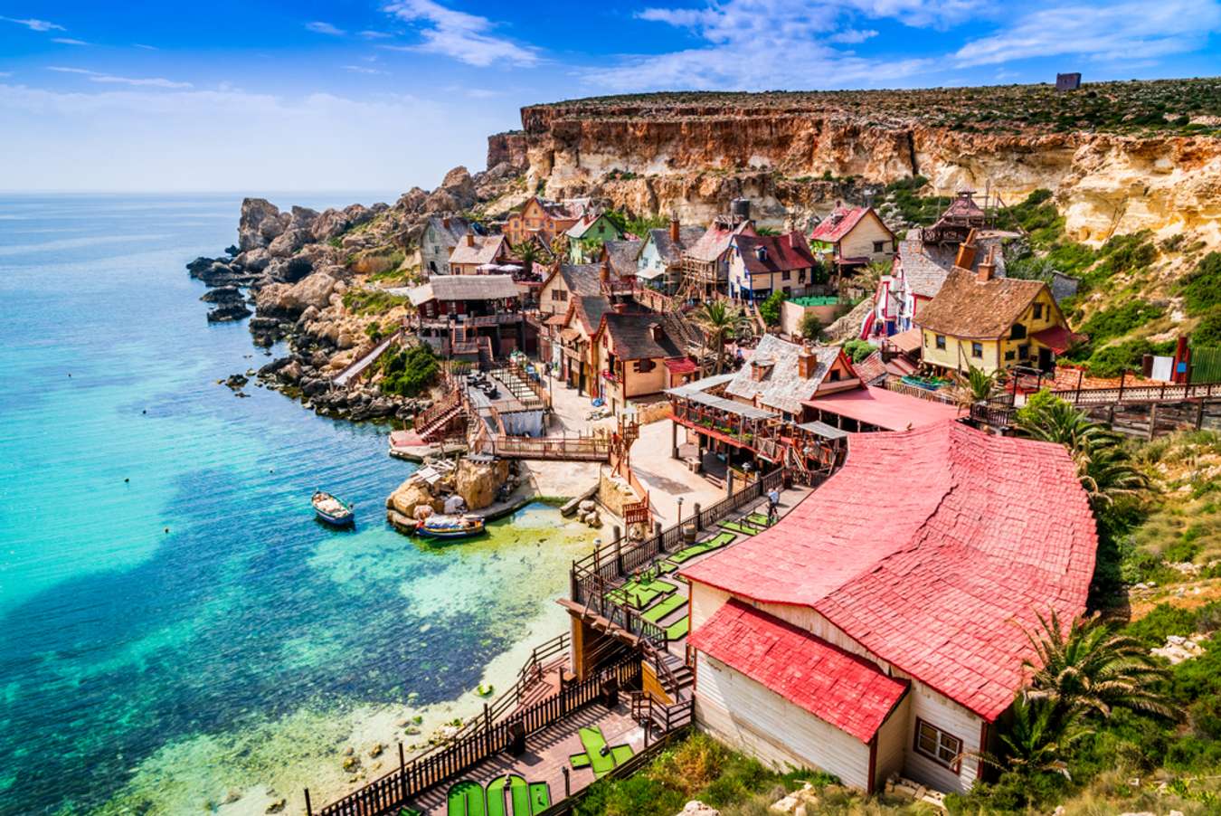 Popeye Village, Malta - Desa Terbersih di Dunia - Shutterstock