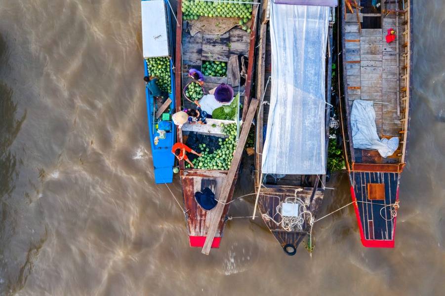 chợ nổi miền Tây