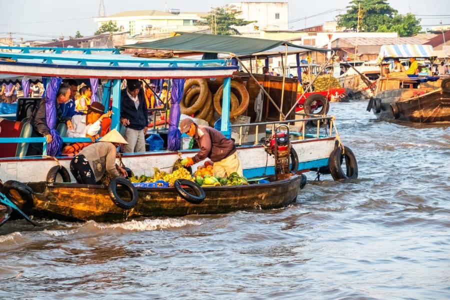 chợ nổi miền Tây
