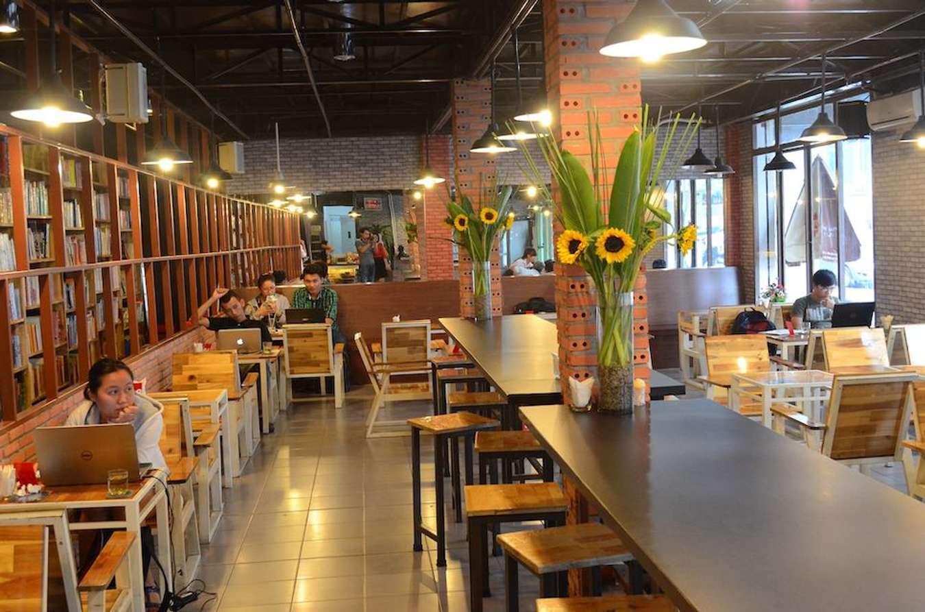 quán cafe yên lặng tĩnh ở Sài Gòn