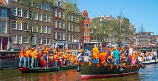 Event: King’s Day in Amsterdam, Netherlands, Globetrotter