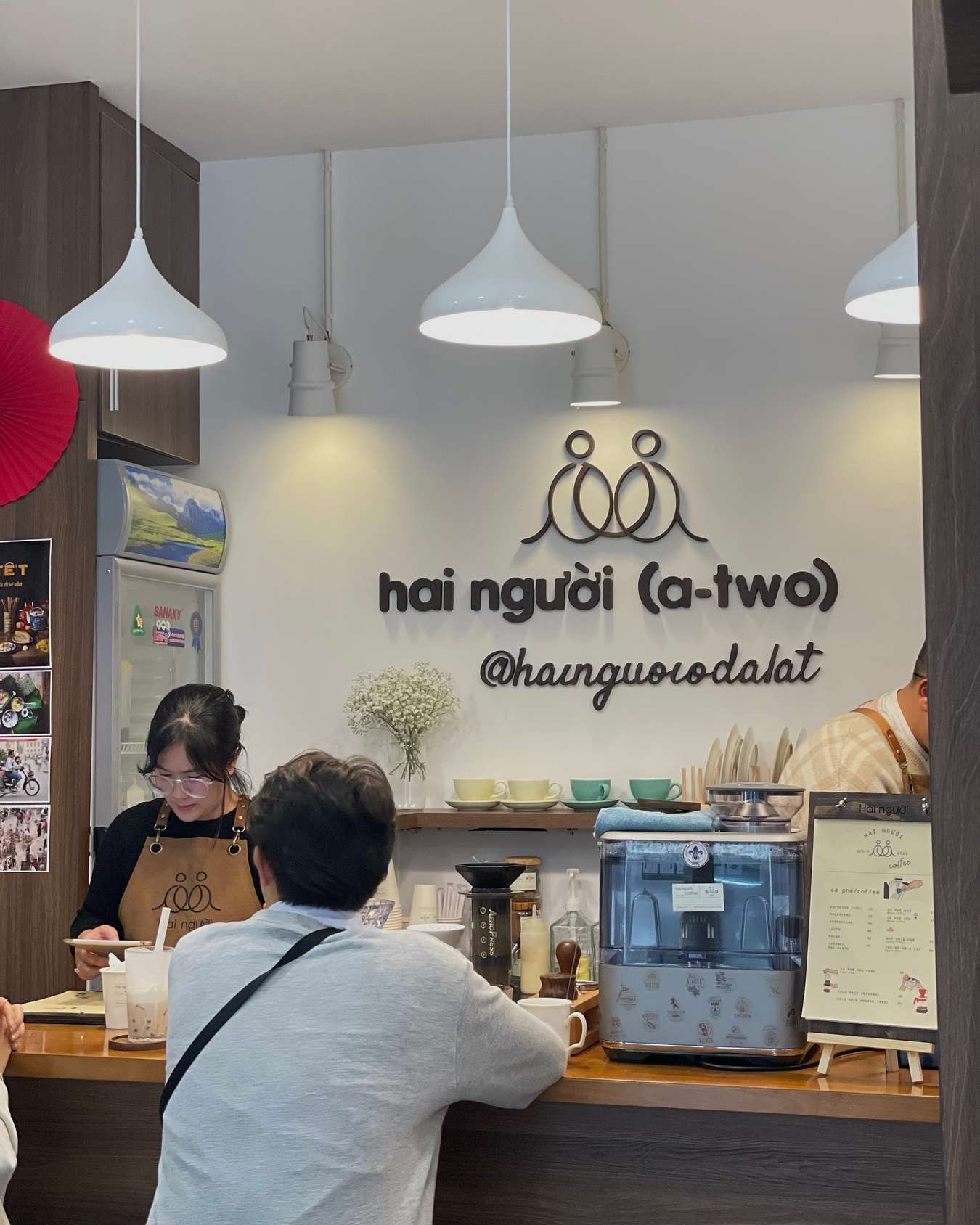 Quán boutique cafe Đà Lạt Hai người