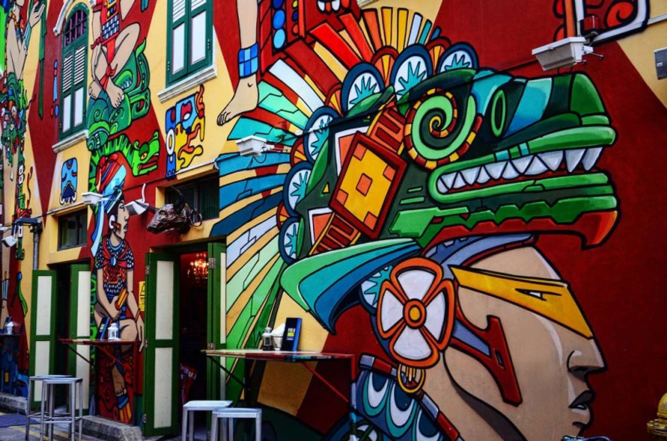Du lịch Singapore khám phá Haji Lane – Một góc nhỏ nghệ thuật siêu ấn tượng