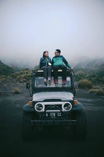 Xe Jeep đã chở tụi mình đi Bromo
