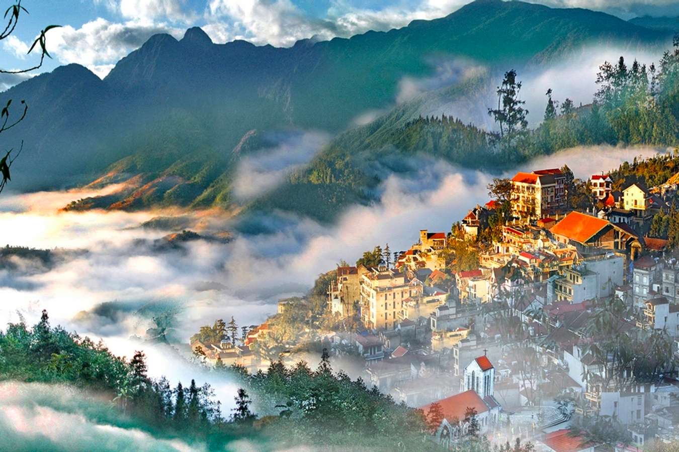 Núi Hàm Rồng - Ngọn núi hình đầu rồng nổi tiếng bậc nhất tại thành phố mờ  sương