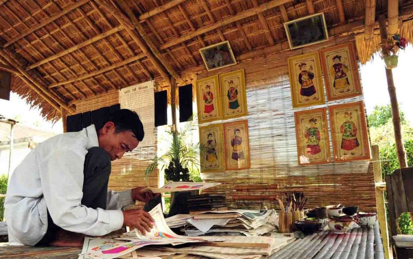 Khám phá vẻ đẹp làng tranh Đông Hồ vùng quan họ Bắc Ninh