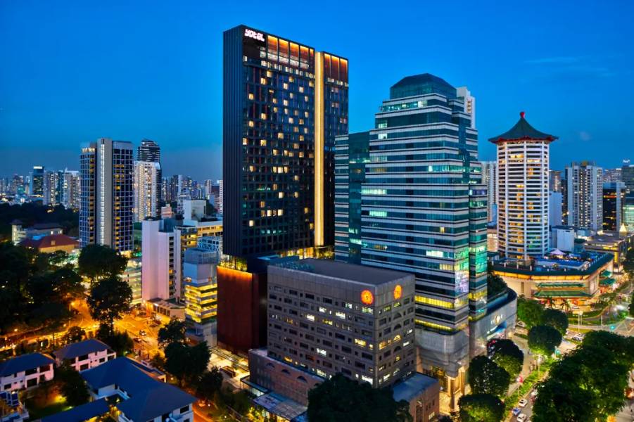 Khách sạn nằm ngay trung tâm Orchard Road 