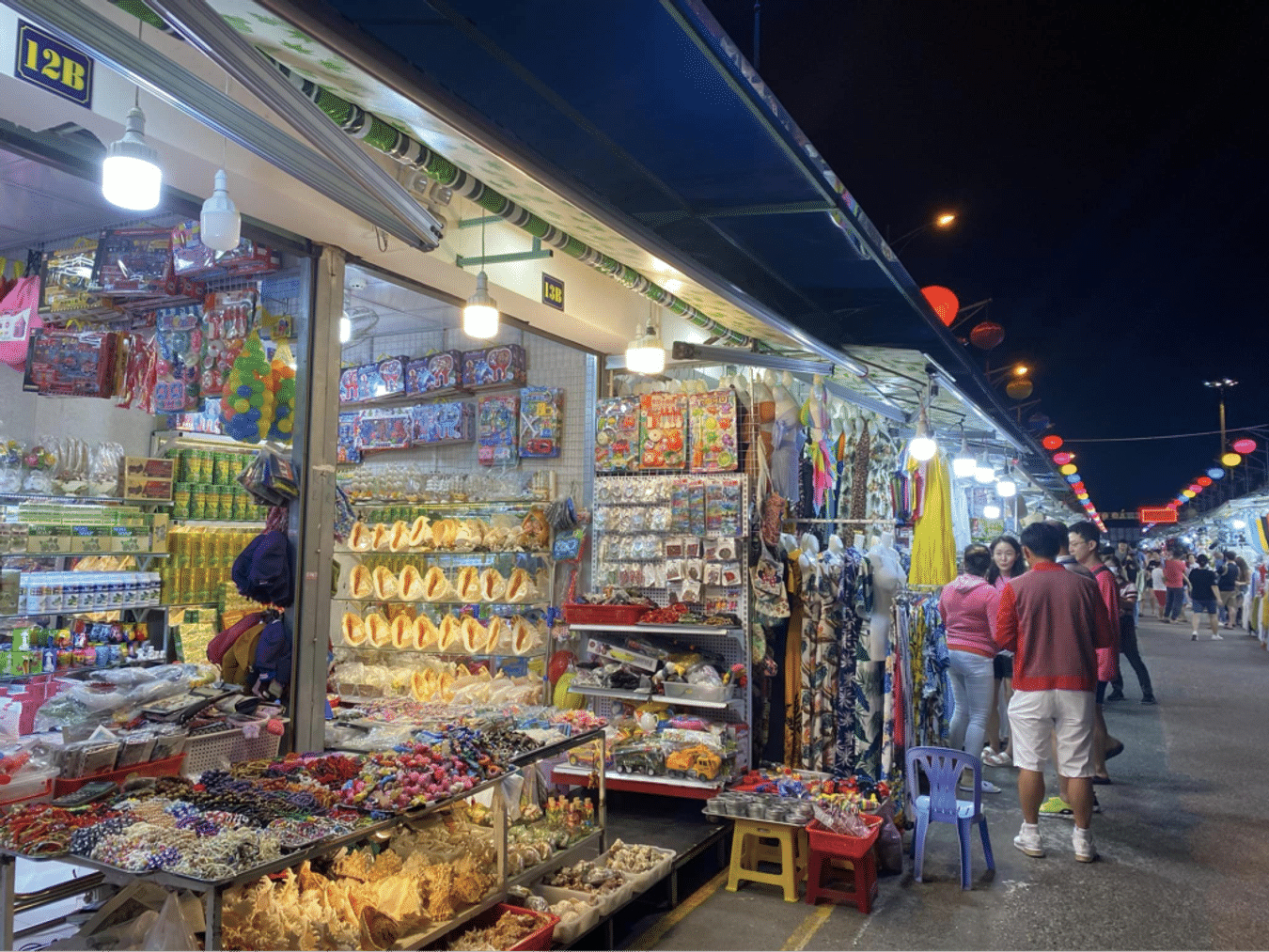 Một góc chợ đêm ở Nha Trang