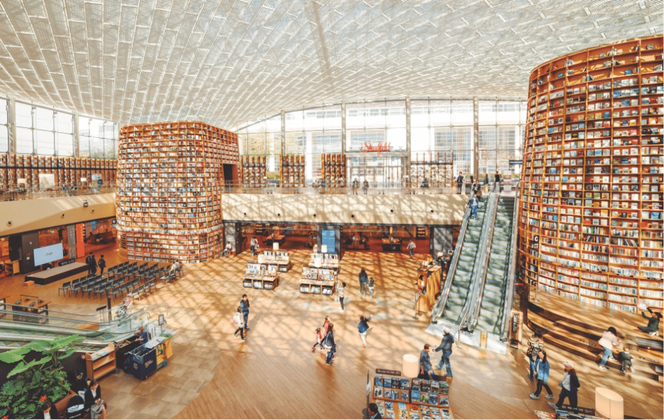 Thiết kế ấn tượng của Starfield Library