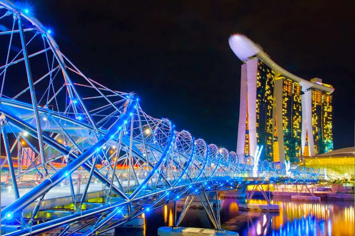 Cây cầu Helix Singapore