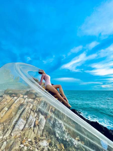 Một góc chụp đẹp trên đảo (Ảnh do hướng dẫn tour chụp và cung cấp)