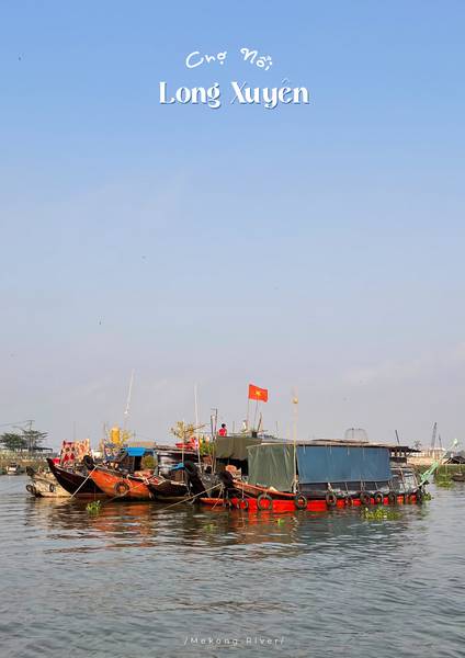 khám phá chợ nổi long xuyên