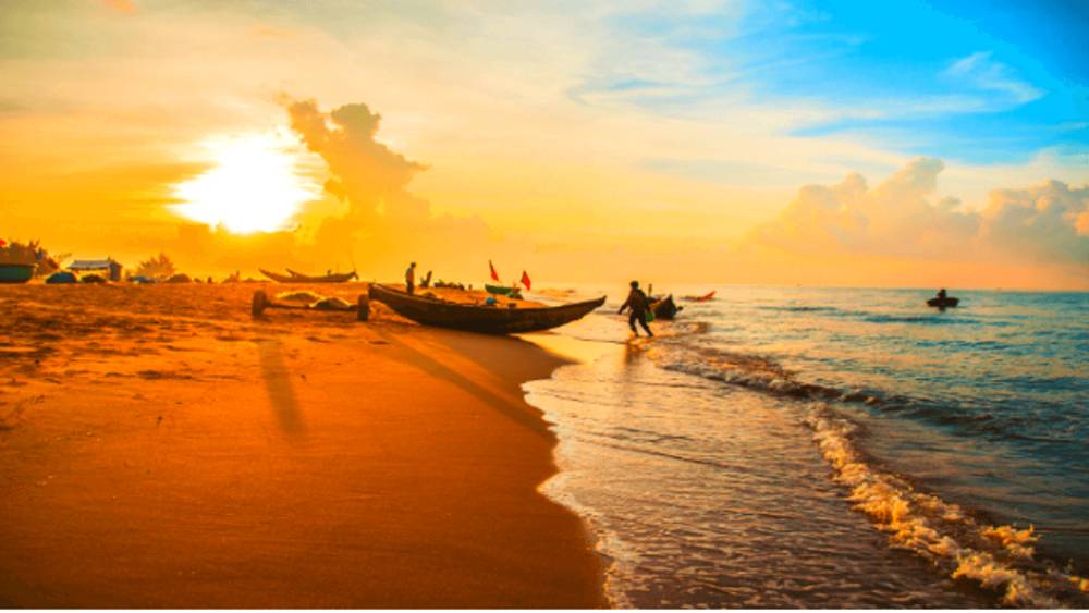 Hoàng hôn ở Làng Chài