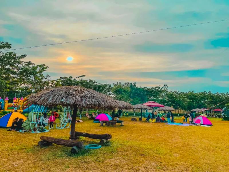 Khu du lịch sinh thái Phù Đổng Green Park đã được xây dựng với quy mô diện tích rộng lớn gần 15 ha 