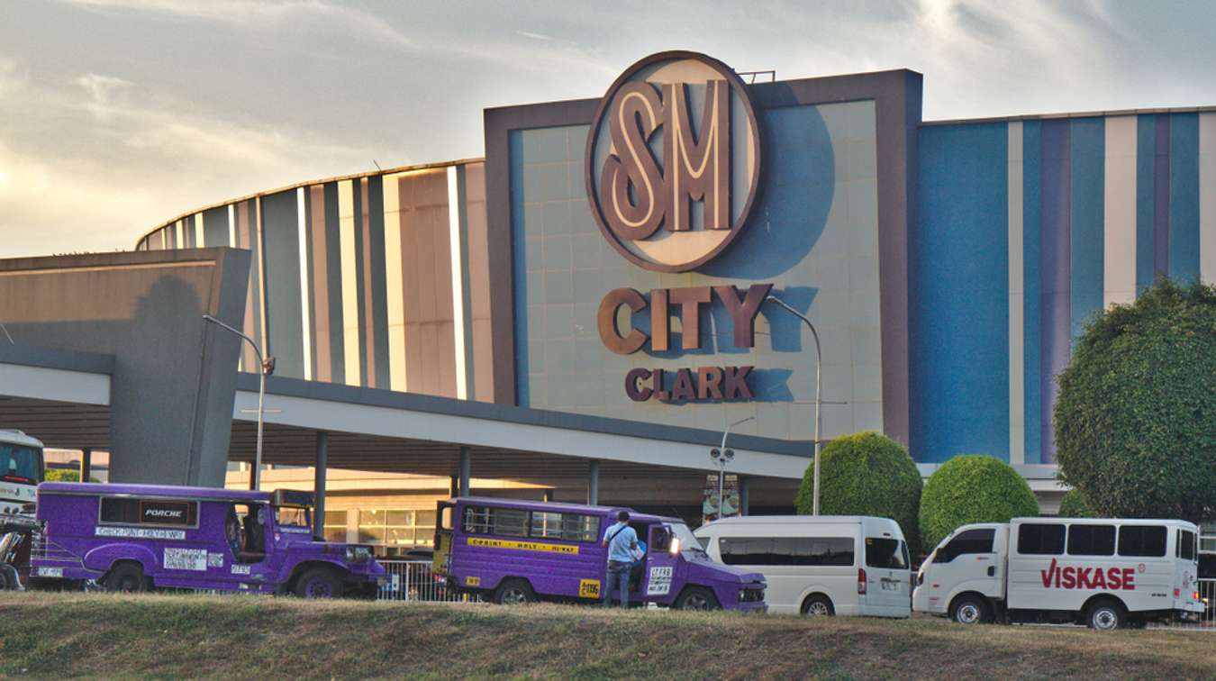 city icon SM city clark, one of famous place in this area