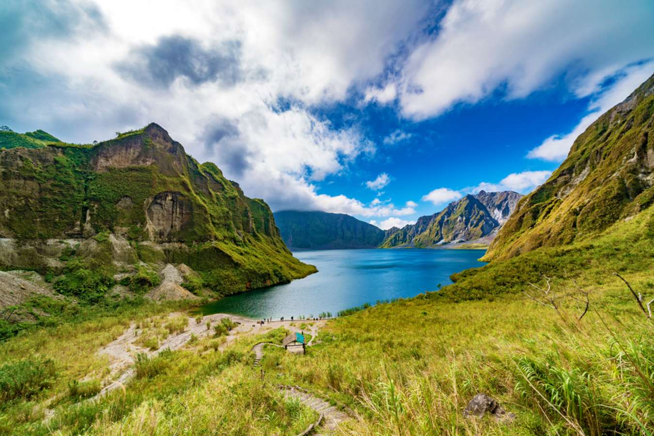 Mount Pinatubo is a popular spot for hiking, trekking, and canyoneering