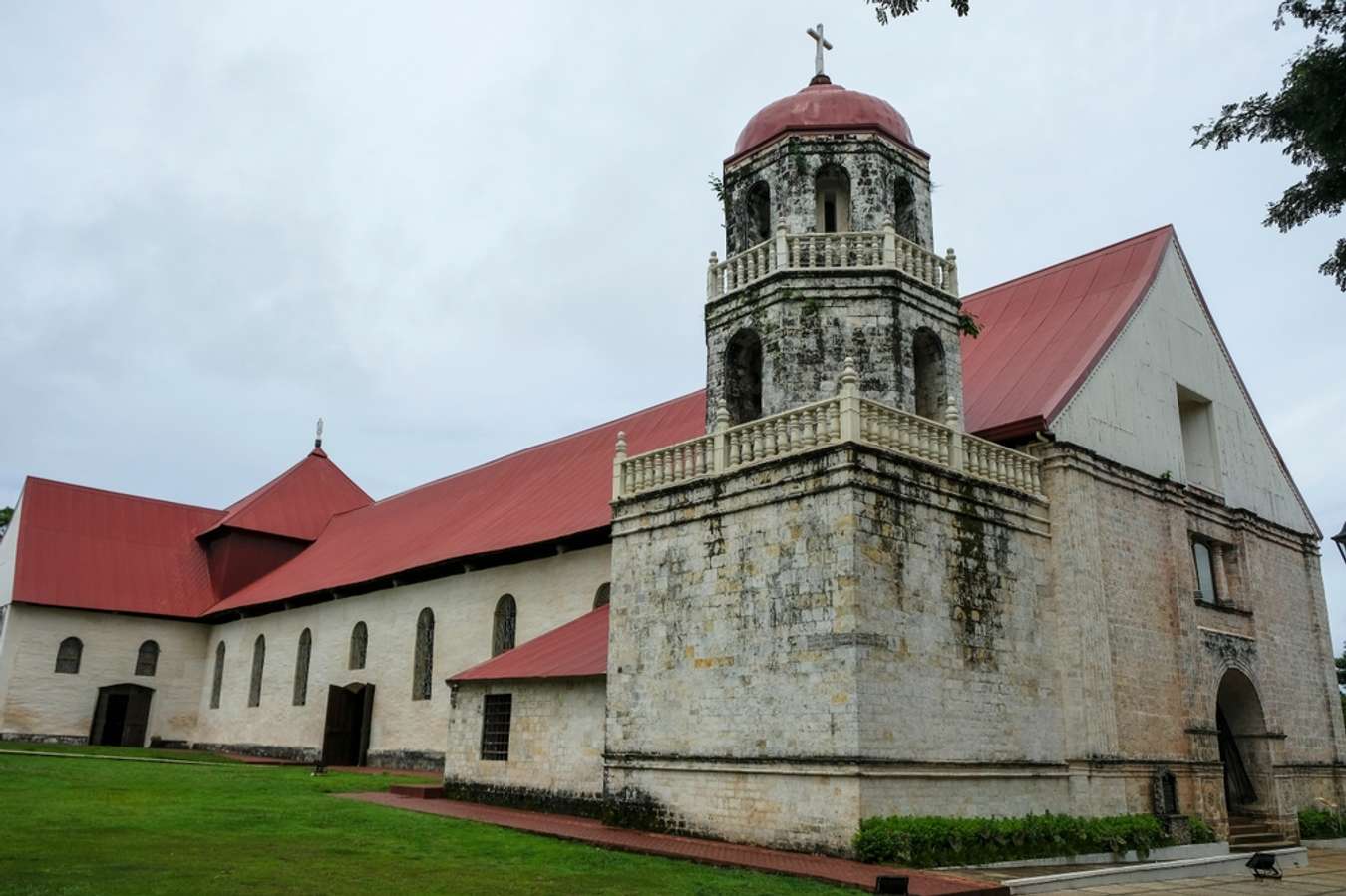 The Our Lady of Sorrows Parish Church has various artifacts and relics on display, including a collection of antique vestments and religious icons