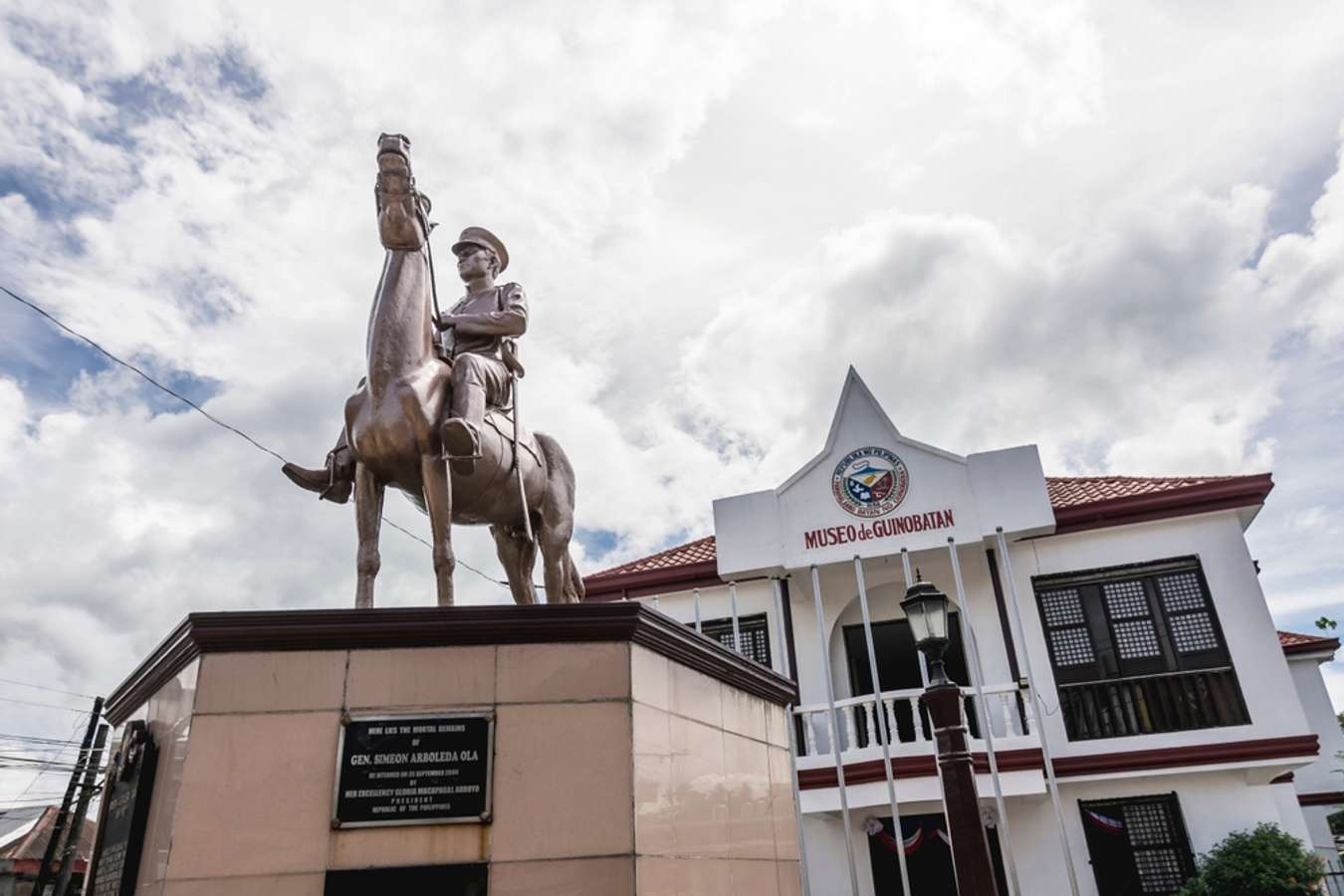 The General Luna Statue standing proud and strong, reminding visitors of his contributions to the country's struggle for independence.