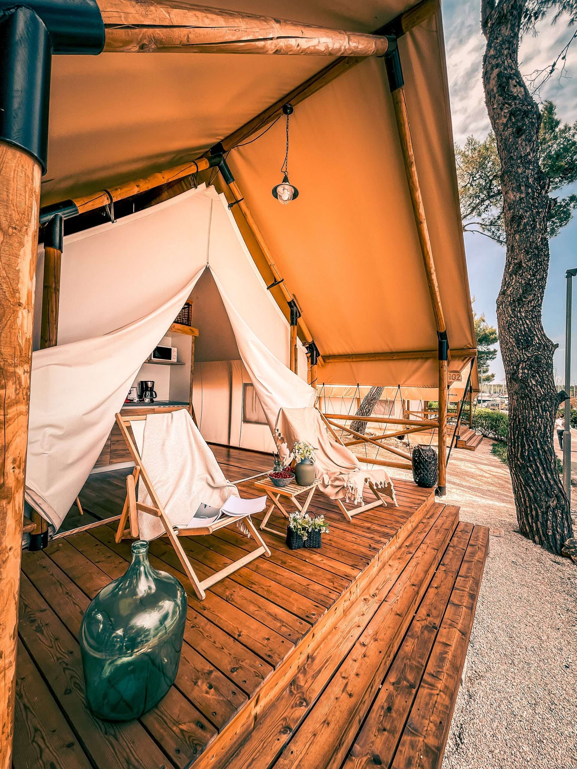 What is glamping and what's the difference between camping and glamping?