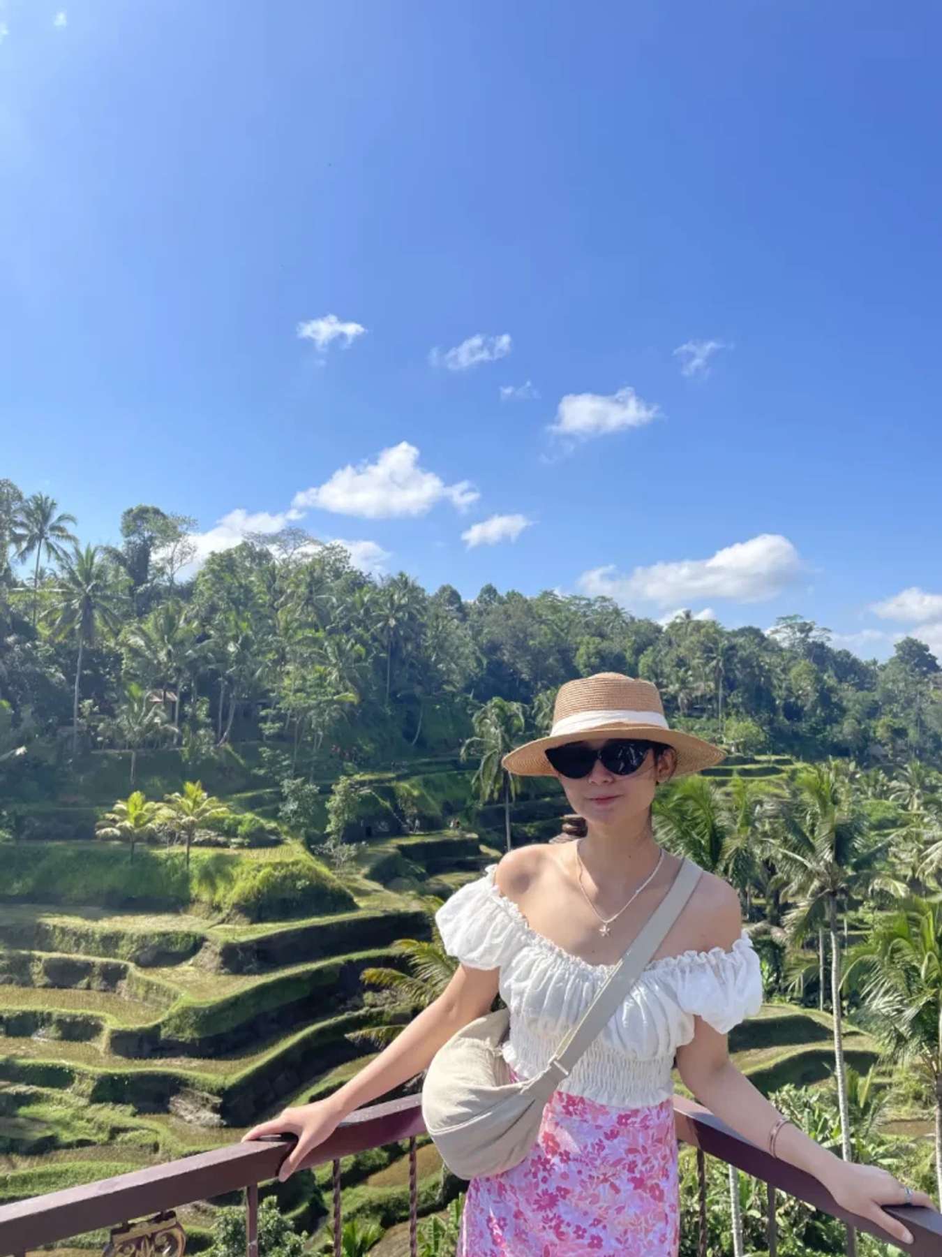 Trời trong xanh ở Ceking rice terrace - Du lịch Bali 2 ngày