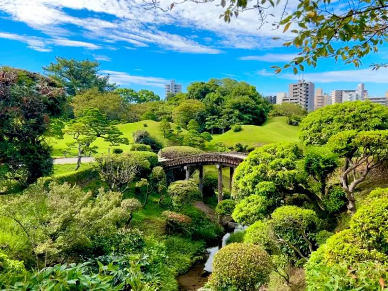 Vườn Nhật Suizenji ở Kumamoto 