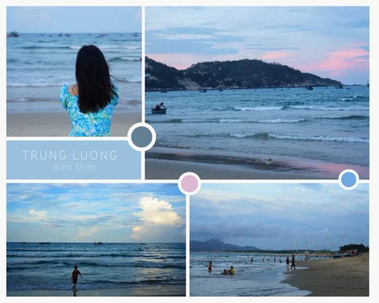 hoàng hôn ở Trung Lương
