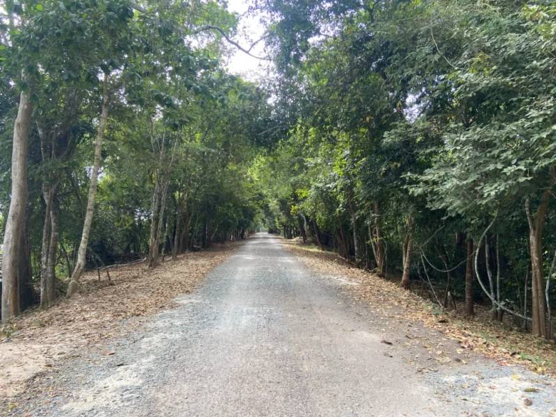 Con đường vào đền ở Angkor Preah Khan 