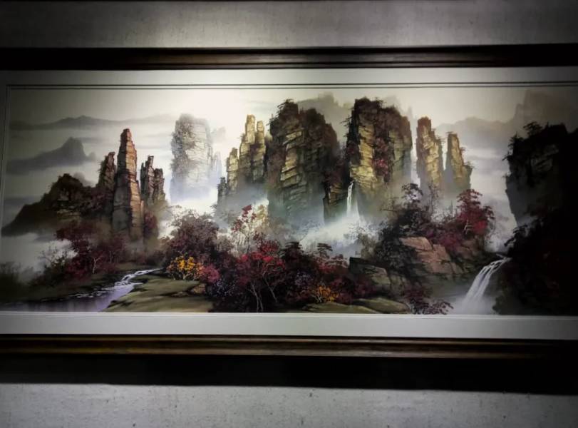 Tranh trong bảo tàng Quân Thanh