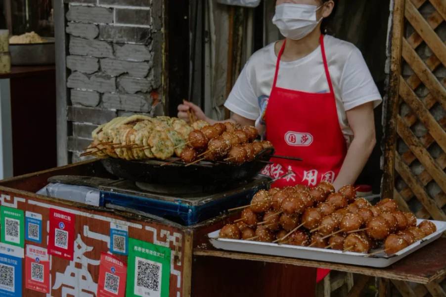 Hàng bánh chiên