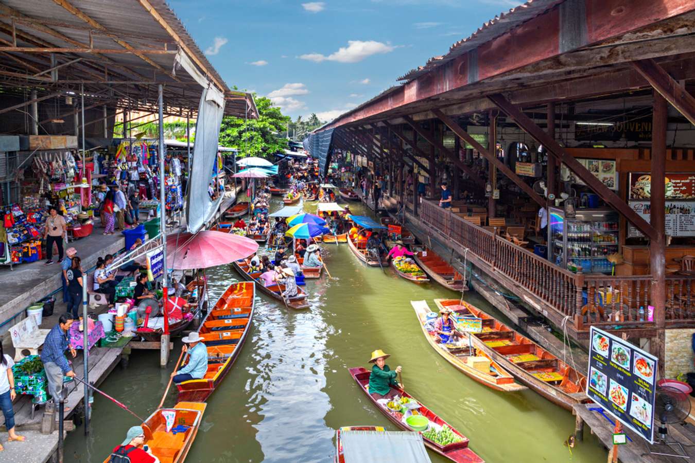 damnoen saduak floating market tour price