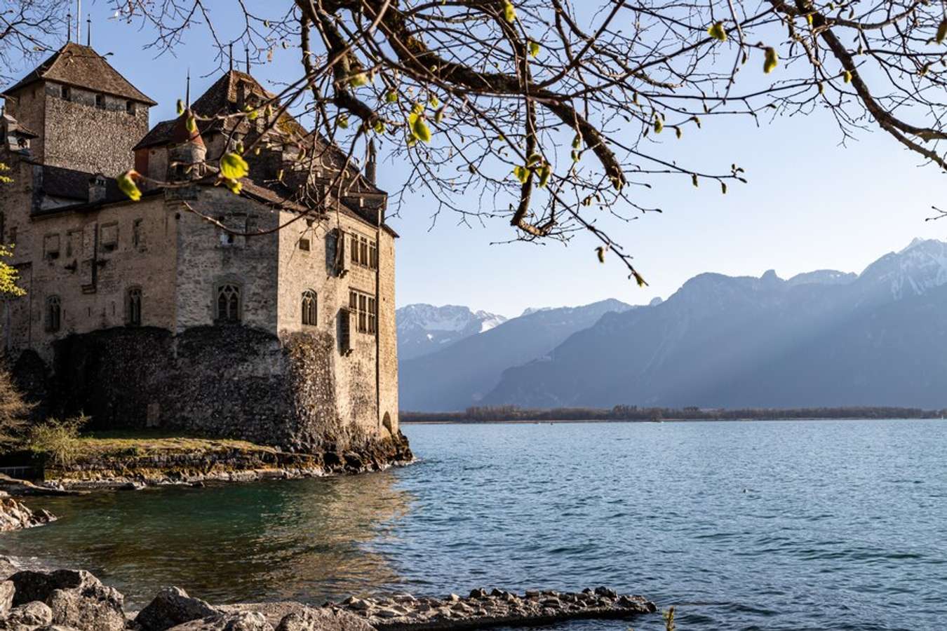 plage du château de chillon