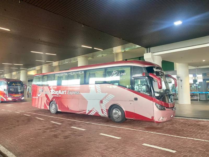 Xe buýt Starmart Express để đi các Thành phố khác từ KLIA, KILA2