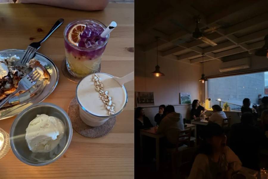 Palette. At Night còn phục vụ một loạt các loại latte kem và trái cây cũng như trà đa hương vị